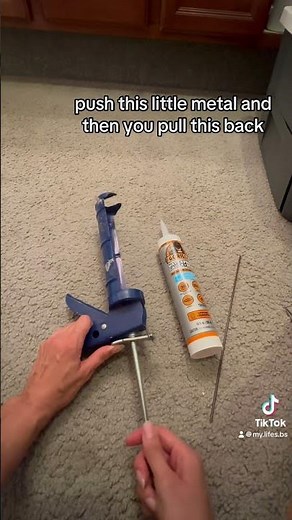 How to load a caulk gun