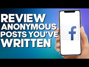 How to Review Anonymous posts you've Written to on Facebook Lite App