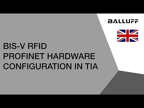 BIS-V RFID Profinet Hardware Configuration in TIA