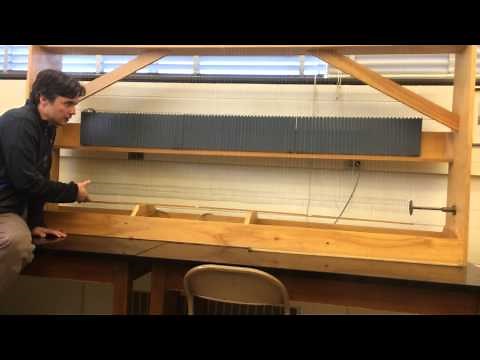 Longitudinal wave pulse on slinky