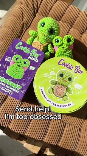 Beginner Crochet - Hugo the Turtle and Dora the Snail | crochet kits by Cookie Box