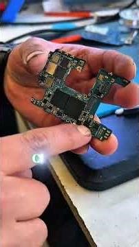 Removing this coil saved the Samsung A24 #soldering #repair #shorts