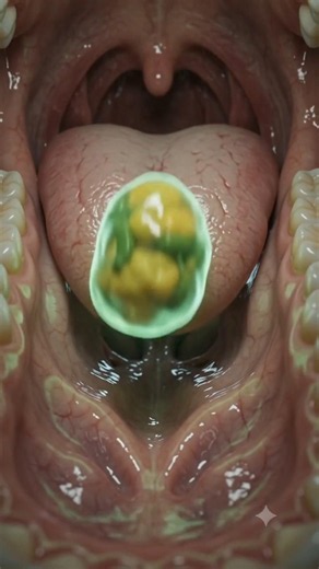 How the Epiglottis Protects Your Airway While Swallowing #viral #science #3danimation #viral