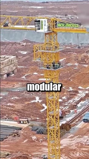 How does a tower crane work?🏗️👷 #shorts #trending #viral