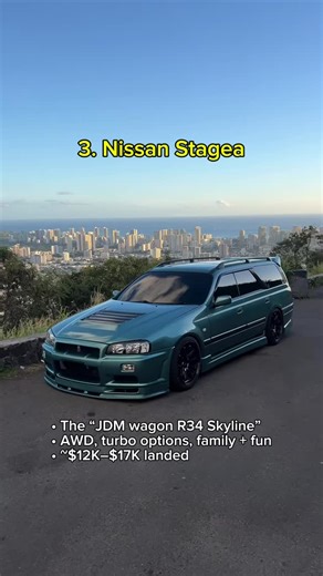 STREETRIGHT on Instagram: "Top 5 LEGAL JDM Cars You Can Import Right Now — Under $20K! Yes, you can own a clean, reliable, right-hand-drive import without breaking the bank. These 5 JDM gems are all eligible under the 25-Year Rule — and we can get them to your driveway. Which one’s calling your name?   DM us to get your import started. #JDMUnder20K #AffordableJDM #JDMForSale #25YearRule #ToyotaCelsior #NissanStagea #HondaBeat #EunosRoadster #ToyotaChaser #JDMImport #CarTok #RHDLife"