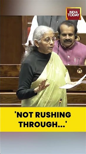 FM Nirmala Sitharaman Says BJP Is Not Rushing Through VB-G Ram G Bill 2025