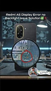 Redmi A5 Display Error no Backlight issue Solution ✅💯🔥 #redmia5 #repair #smartphone