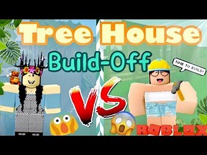 ROBLOX Treehouse BUILD BATTLE Panda V.S. Sofia l BLOXBURG