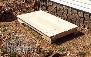 Build a Shed Platform and Frame