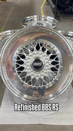 Ehrlich Wheel Works on Instagram: "Refinished BBS RS! Powder coated faces/barrels, polished lips, chrome hardware, special edition hex caps, black/silver BBS logos. All work done in house. 👌 For info on our products and services, visit 🔗 www.ewheelworks.us 🔗 or contact the sales team! 📱Call/text: 1-336-979-4980 📧 Email: info@ewheelworks.us ART > PART #bbsrs #bbswheels #customwheels"