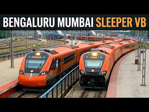 FIRST LOOK ❗ Bengaluru-Mumbai Vande Bharat Sleeper❓ #vandebharatexpress #train