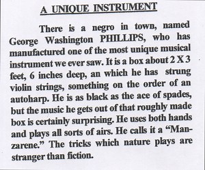 Washington Phillips, a son of freed slaves, created sacred porch songs for the ages | MichaelCorcoran.net