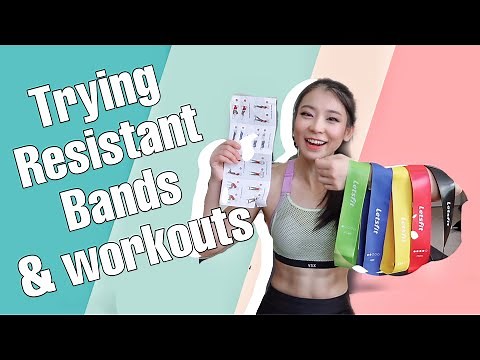 Trying Resistant Loop Band|Home Resistant Loop Band Workouts from LetsFit