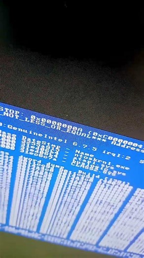 синий экран смерти в виртуальной машине Windows NT VmWare Workstation