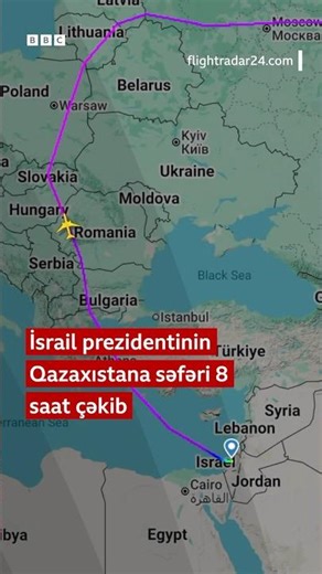 İsrail prezidentinin Qazaxıstana səfəri 8 saat çəkib