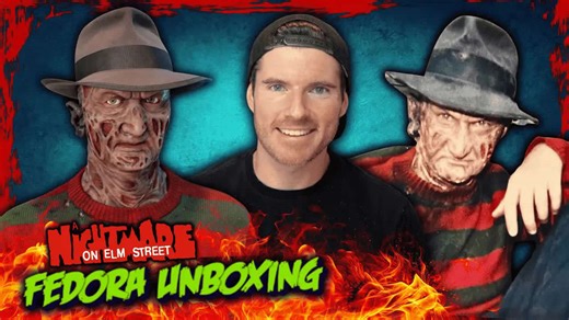 Unboxing the same make & model fedora from the first Elm Street