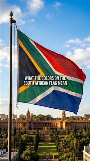 The South African flag colors meaning 🇿🇦 #southafrica