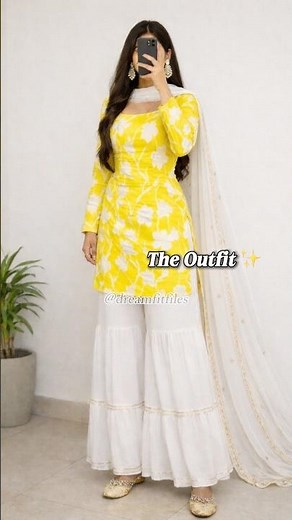 Simple Nahi, Soft & Stunning Haldi Look 💛 | Elegant Yellow Haldi Outfit for Wedding #haldioutfit