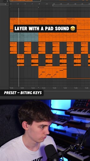 Making A Melody With FRACTION 🔥 #sample #breakdown #producer #tutorial