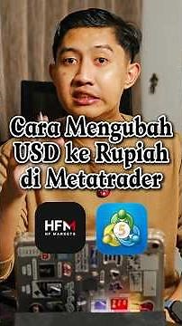 How to Quickly Convert USD to Rupiah in MetaTrader with HFM Broker! #learnforex #trading