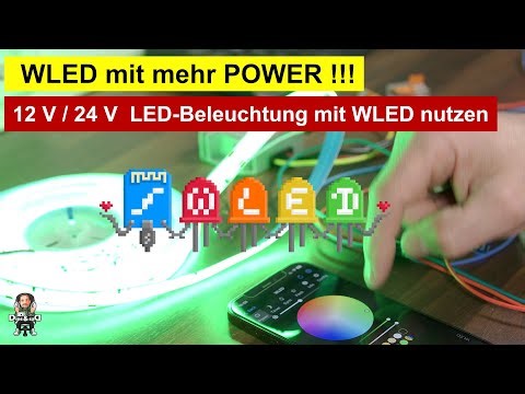 WLED with 12V & 24V / Controller and ESP32
