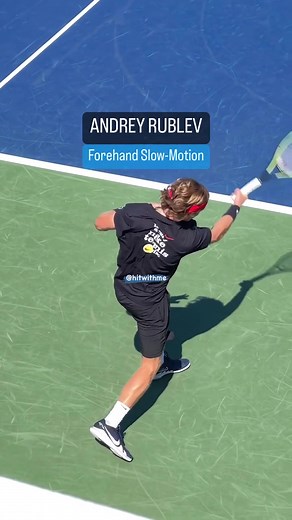 Slow Motion Analysis of Andrey Rublev's Forehand Technique