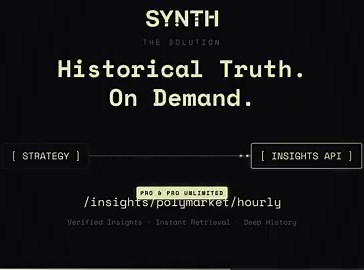 Historical data is now live in the Synth API for users on the Pro and Pro Unlimited plans