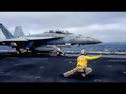 American Aircraft Carrier In Action • USS John C. Stennis