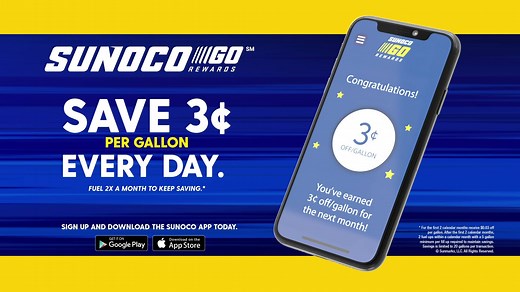 31 reactions | Sunoco Go Rewards is here! Download the Sunoco mobile app today and be automatically enrolled in the program which will help you save on every gallon when you fill up at Sunoco! ⛽ For more information, visit https://www.sunoco.com/go-rewards | GoSunoco | Facebook