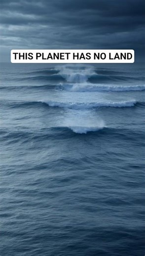 A Planet With No Land… Only Ocean 🌊 #space