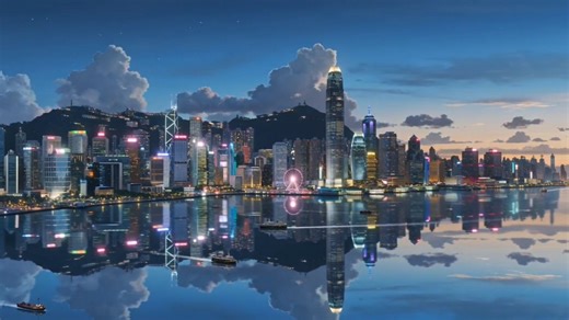 《记忆停在海港以南》一部以中国香港为题的 AIGC 动画短片