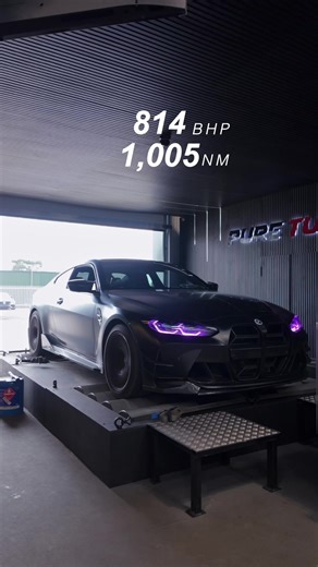 @paid.me G82 M4 Stage 2 - 830 BHP on Flex Fuel ‼️ Previously running a 1769 basic unlock, but the customer wanted more... so we sent the ECU to Femto for a full unlock, added MHD for on-the-fly multi-map switching & rolling anti-lag - and got to work! Custom ECU & TCU calibration on our dyno with precise refinement to extract maximum power while retaining full reliability. Results: • Map 1 (Pump Fuel) — 749 BHP / 979 Nm • Map 2 (E35 Flex Fuel) - 830 BHP / 1024 Nm Supporting Mods: ✔️ Our High-flo
