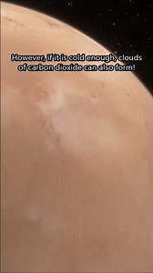 What Martian Clouds Are Made Of? 🤔😅 #spacefacts