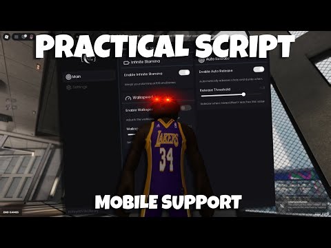 This Practical Basketball Script Is INSANE | Mobile Supported