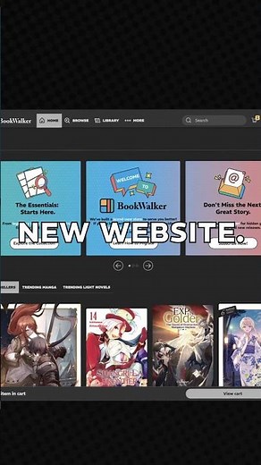 The New Standard for Digital Manga & Light Novels #lightnovels #manga #bookwalker