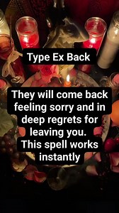 3 comments | Type Ex Back . . #exbackmanifestationspell #exbackritual #exbackspell #lovespellsthatwork #feeling #comeback #spellwork #affirmationchallenge #losangeles #AmericanLife #spiritualawakening #growthmindset #millionviewsreels #virelreels | Spiritual awakening | Facebook