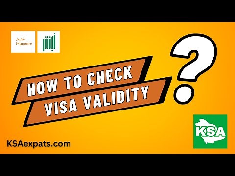 How to Check Your Saudi Exit Re-Entry Visa Validity Online