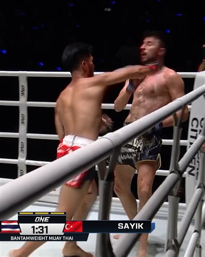 Suakim and Zafer Sayik WENT OFF in this three-round Muay Thai thriller at ONE Fight Night 34 on Prime Video! 🥊