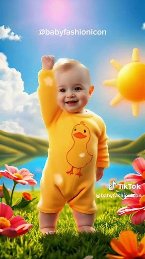 Cute Baby Dancing to Aram Sam Sam and Baby Shark