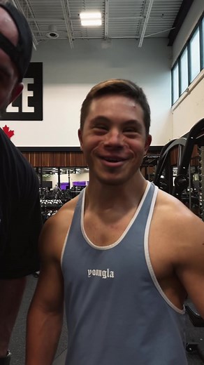 Down Syndrome Bodybuilder practice his dead lifts with Antoine Vaillant Kyle is the hardest worker in the gym. #deadlift #downsyndromeawareness #fitnessaddict #bodybuilding | Kyle Landi