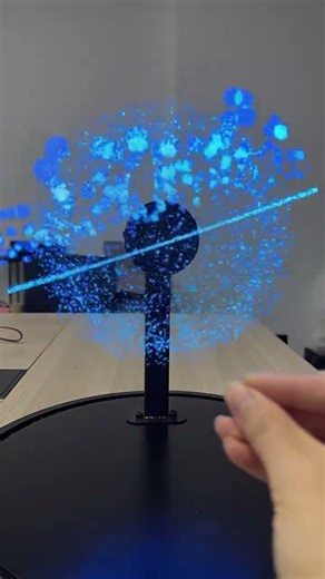 I generated a gesture interaction magic circle with Gemini3, and it turned out to be such a perfect