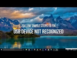 USB Device Not Recognized Solution 2