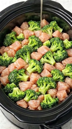 🥦🍗 Slow Cooker Chicken and Broccoli