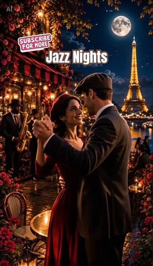 Paris After Dark: Jazz, Wine & Moonlight 🍷🌙 🎷🌕 | ✨ Subscribe for more dreamy nights #jazznights