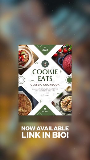 My Classic Cookbook ebook just dropped. Its digital, comes directly to your email and features 20 recipes 🧑🏾‍🍳. DO NOT miss this! #cookbookauthor #cookbooks #classiccookbook #digitalcookbook #easyreads #cookbooktiktok #dinnerrecipes #seafoodrecipes #appetizerrecipe #cookwithme #cookingwithcookie #foodlover #foodiesoftiktok #foodietok