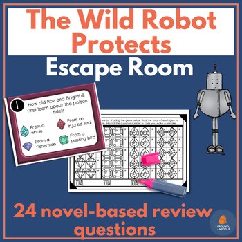 The Wild Robot Protects Novel Study Escape Room Activities | Review Questions