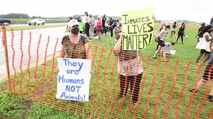 Officials faced a large outbreak of COVID-19 at the Sussex County Correctional Institute in Georgetown. Families and concerned citizens protested conditions inside the facility. | Delaware Online