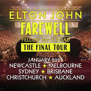 2ND & FINAL SHOW ADDED! Newcastle, after a roaring pre-sale, don’t miss your Elton John tickets at 1pm (local time) this Monday. | Frontier Touring
