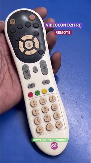 Videocon d2h Rf Remote #shorts