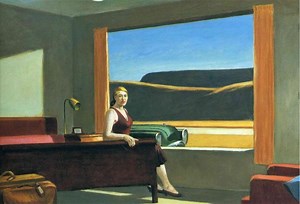 Sleeping inside one of Edward Hopper's hotel room paintings